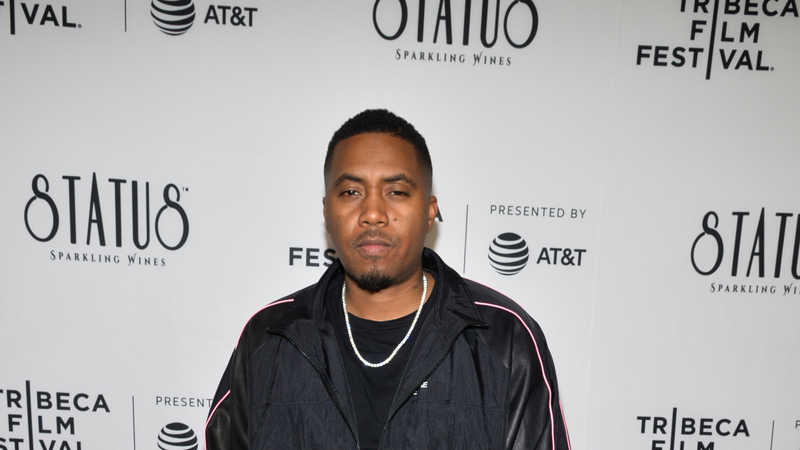 Nas at the SHOWTIME NY Premiere of WU-TANG CLAN: OF MICS AND MEN at the Tribeca Film Festival on April 25, 2019